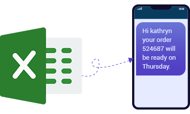 Excel to SMS